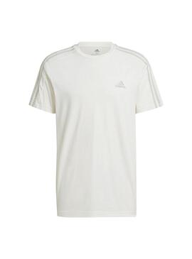 Camiseta Hombre adidas 3Stripes Beige