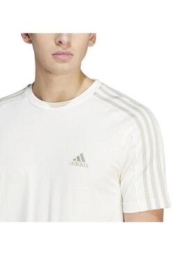 Camiseta Hombre adidas 3Stripes Beige