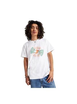 Camiseta Hombre converse Chuck Partch Blanca Verde