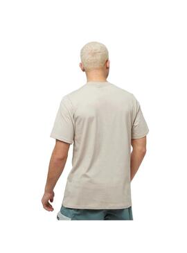 Camiseta Hombre Converse Stand Logo Beige