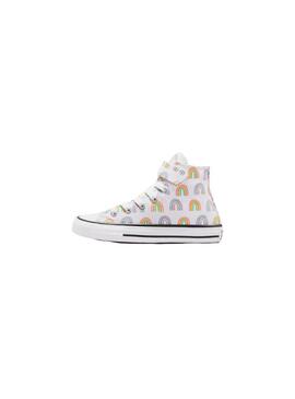 Zapatilla Niña Converse ctas 1v hi Blanca Colores