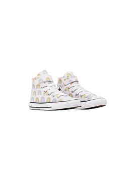 Zapatilla Niña Converse ctas 1v hi Blanca Colores