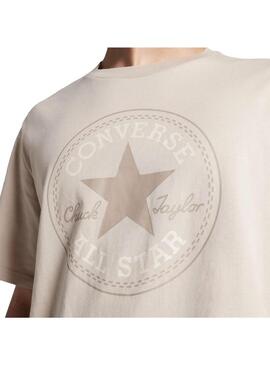 Camiseta Hombre Converse Chuck Patch Beige