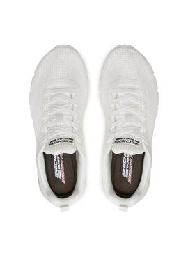 Zapatilla Mujer Skechers Bobs B Flex Blanco