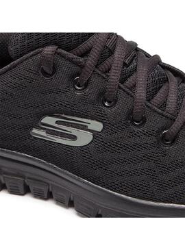 Zapatilla Mujer Skechers Graceful Negro