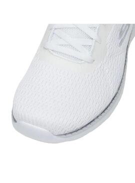 Zapatilla Mujer Skechers Bountiful Blanco/Plata