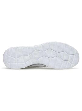 Zapatilla Mujer Skechers Bountiful Blanco/Plata