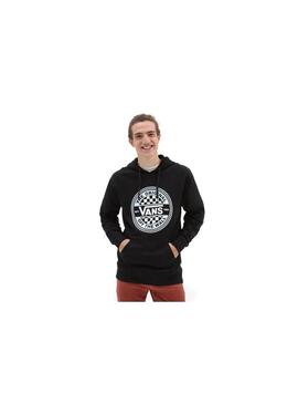 Sudadera Hombre Vans Circled Chekers Po Negra