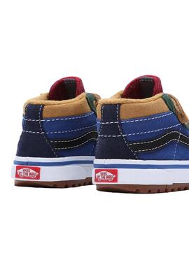 Zapatilla Niño/a Vans Sk8-Mid MTE Azul