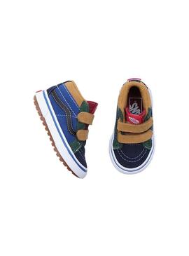 Zapatilla Niño/a Vans Sk8-Mid MTE Azul