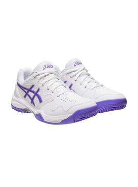 Zapatilla Mujer Pádel Asics Gel-Dedicate 7 Blanco