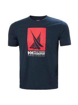 Camiseta Hombre HH Race Graphic Azul Marino