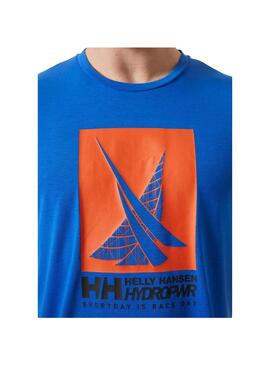 Camiseta Hombre HH Race Graphic Azul