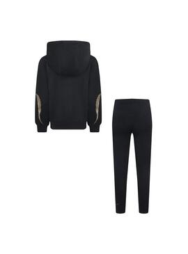 Chandal Niña Nike Legging Set Negro Dorado