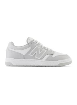 Zapatilla Unisex New Balance 480 Gris Blanco