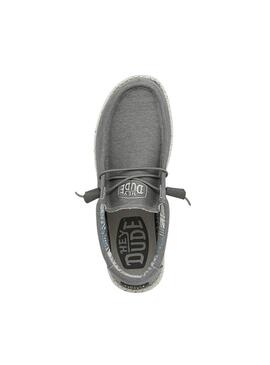 Zapato Hombre Hey Dude Iron Gris