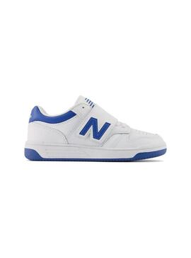 Zapatilla Niño/a New Balance 480 Blanca Azul