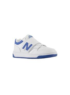 Zapatilla Niño/a New Balance 480 Blanca Azul