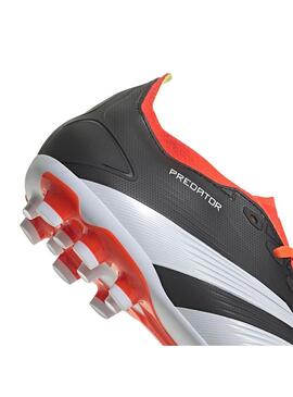 Bota Fútbol Hombre adidas Predator league Negro Rojo