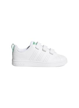 Zapatilla Niño/a adidas Advantage Court Blanca Verde