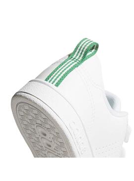 Zapatilla Niño/a adidas Advantage Court Blanca Verde