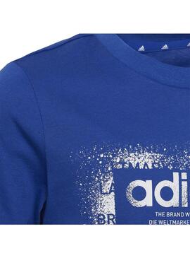 Camiseta Niño adidas Gfx Azul