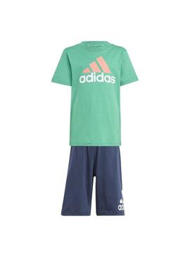 Conjunto Niño adidas Essentials Verde Marino