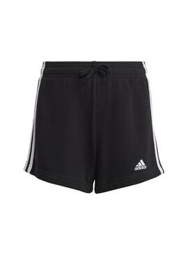 Pantalon corto Niña Adidas G 3S Sho Negro/Blanco