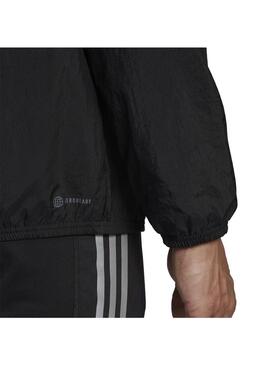 Cortavientos Hombre adidas Training Negro