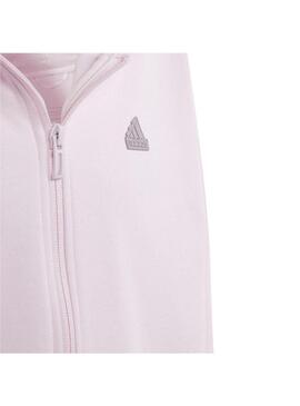 Sudadera Niña Adidas G Fi 3S Roscla Rosa