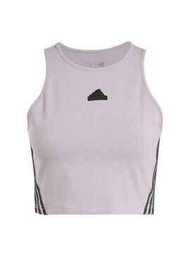 Camiseta Mujer Adidas W Fi 3S Tank Malva