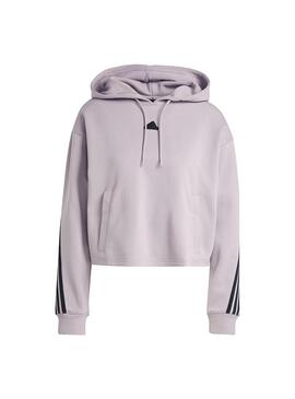 Sudadera Mujer Adidas W Fi 3S Oh Malva