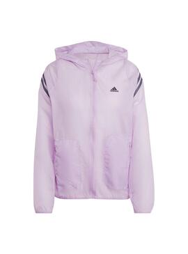 Cortavientos Mujer adidas 3S Windbreak Rosa