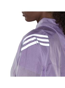 Cortavientos Mujer adidas 3S Windbreak Rosa