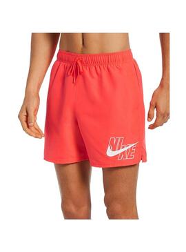 Bañador Hombre Nike Volley Coral fluor