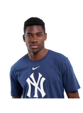 Camiseta Hombre Nike New York Yankees Marino