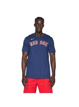 Camiseta Hombre Nike Red Sox Marino