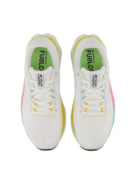 Zapatilla Mujer New Balance FuelCell Propel V5 Blanca Multi