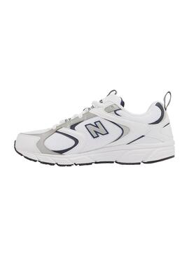 Zapatilla Unisex New Balance 408 Blanco Azul Gris