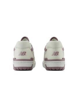 Zapatilla Mujer New Balance 550 Blanca Rosa