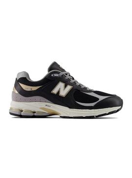 Zapatilla Hombre New Balance 2002R Negra Dorado