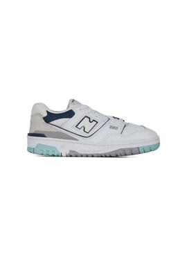 Zapatilla Junior New Balance 550 WA Blanca Azul