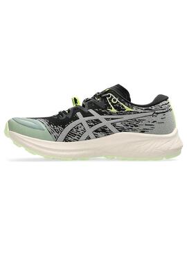 Zapatilla Mujer Asics Fuji Lite 5 Negro/Flúor