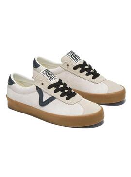 Zapatilla Unisex Vans Sport Low Beige Negro