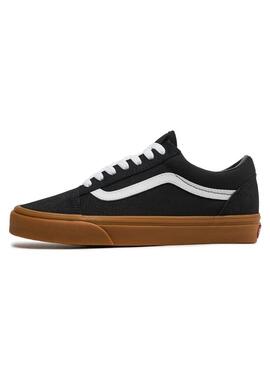 Zapatilla Unisex Vans Old Skool Negra Caramelo