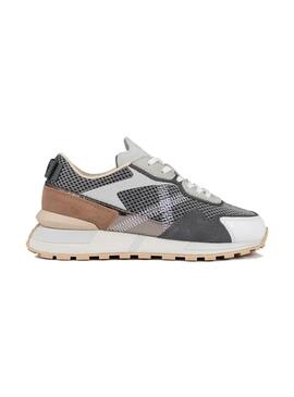 Zapatilla Mujer Munich Pulsar 06 Gris Marron Plata