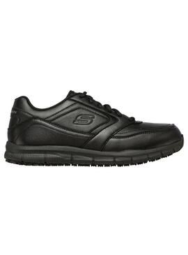 Zapatilla Hombre Skechers Work Relaxed Negra