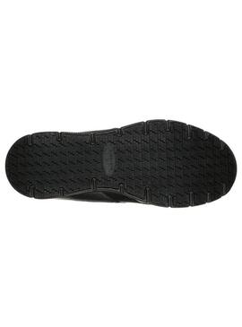 Zapatilla Hombre Skechers Work Relaxed Negra