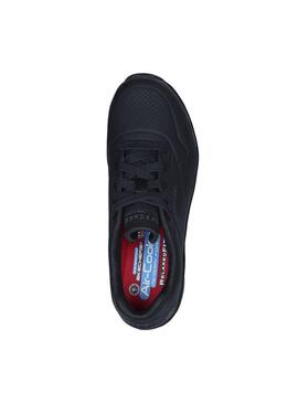 Zapatilla Mujer Skechers Work Uno Sr negra