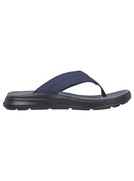 Sandalia Skechers Hombre Sargo Marino